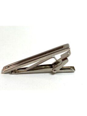 Metallic Tie Clip Accessory For Men - Classic Design With Secure Grip A524
